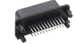 connector SM C10 4004-35A-2 - Schmid-M: SM C10 4004-35A-2 automotive connector, 35P, IP67, Male, PCB Header ~ AMPSEAL 1-776231-5